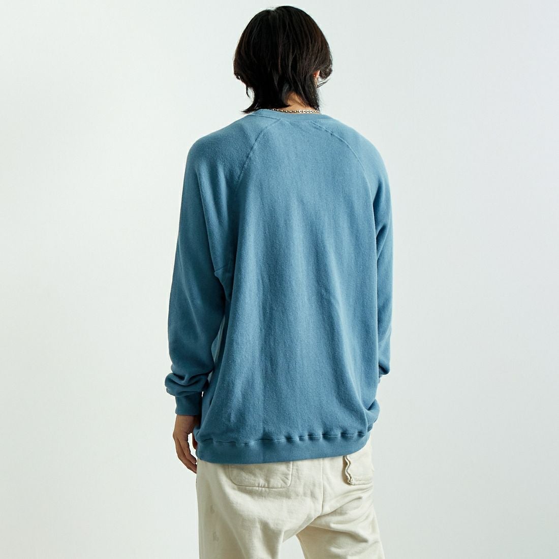 JE MORGAN [ジェイイーモーガン] ラグランスウェットクルーネック