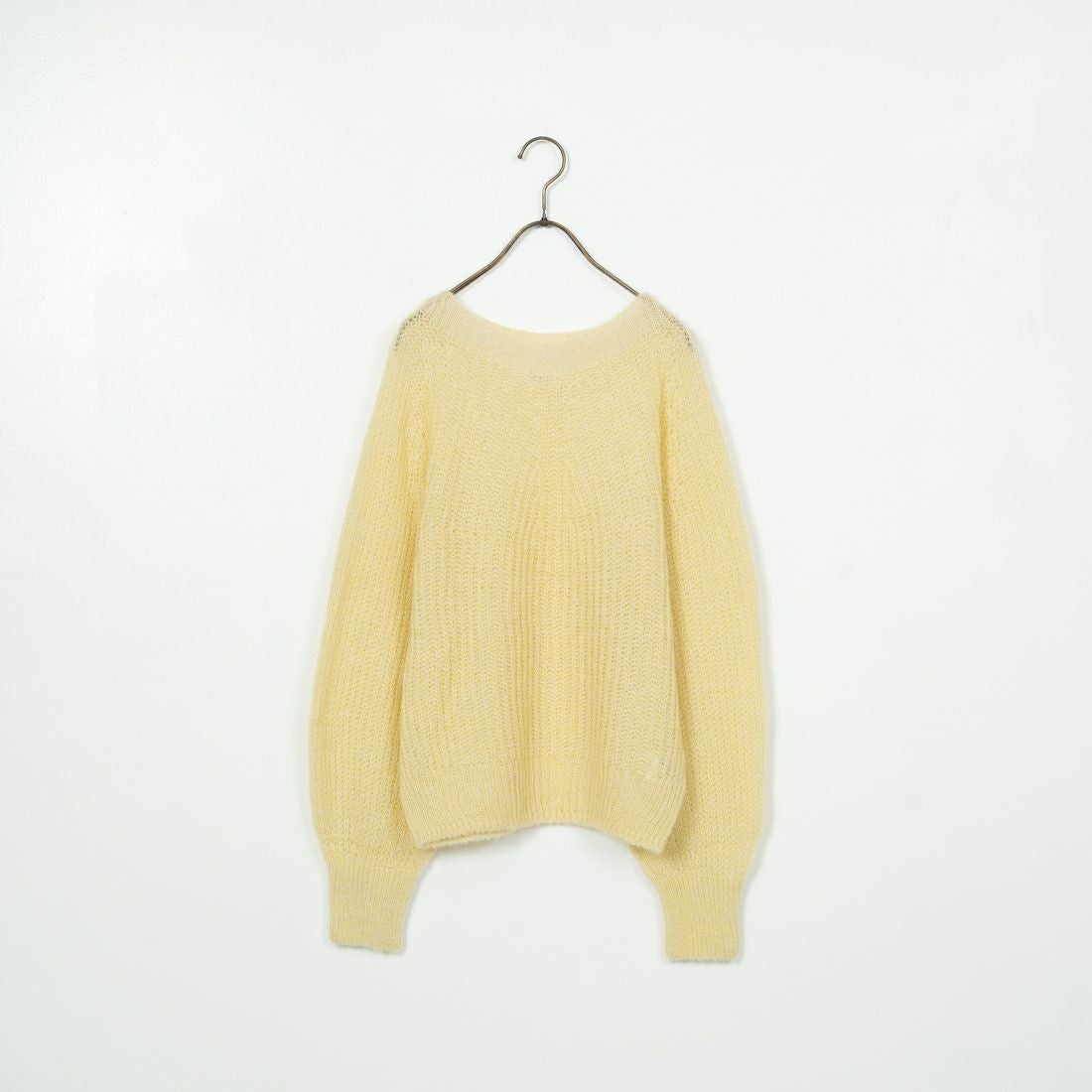 Jeans Factory Clothes [ジーンズファクトリークローズ] ホールガーメント モヘアプルオーバー [114-2063] ｲｴﾛｰ