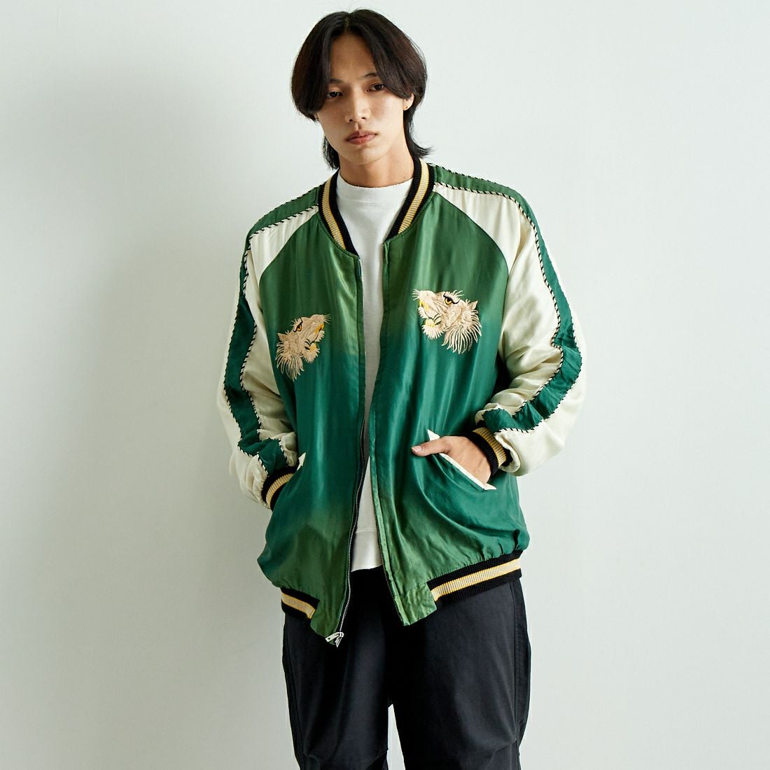 145 GRN&&モデル身長：179cm 着用サイズ：XXXL&&