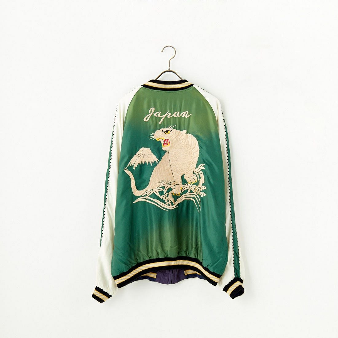 TAILOR TOYO [テーラートウヨウ] アセテート リバーシブルスーベニアジャケット [TT15545] 145 GRN