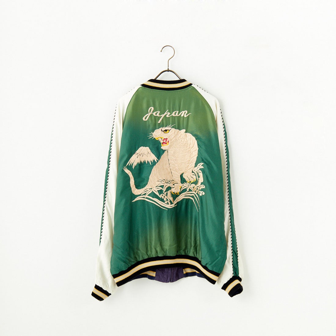 TAILOR TOYO [テーラートウヨウ] アセテート リバーシブルスーベニアジャケット [TT15545] 145 GRN