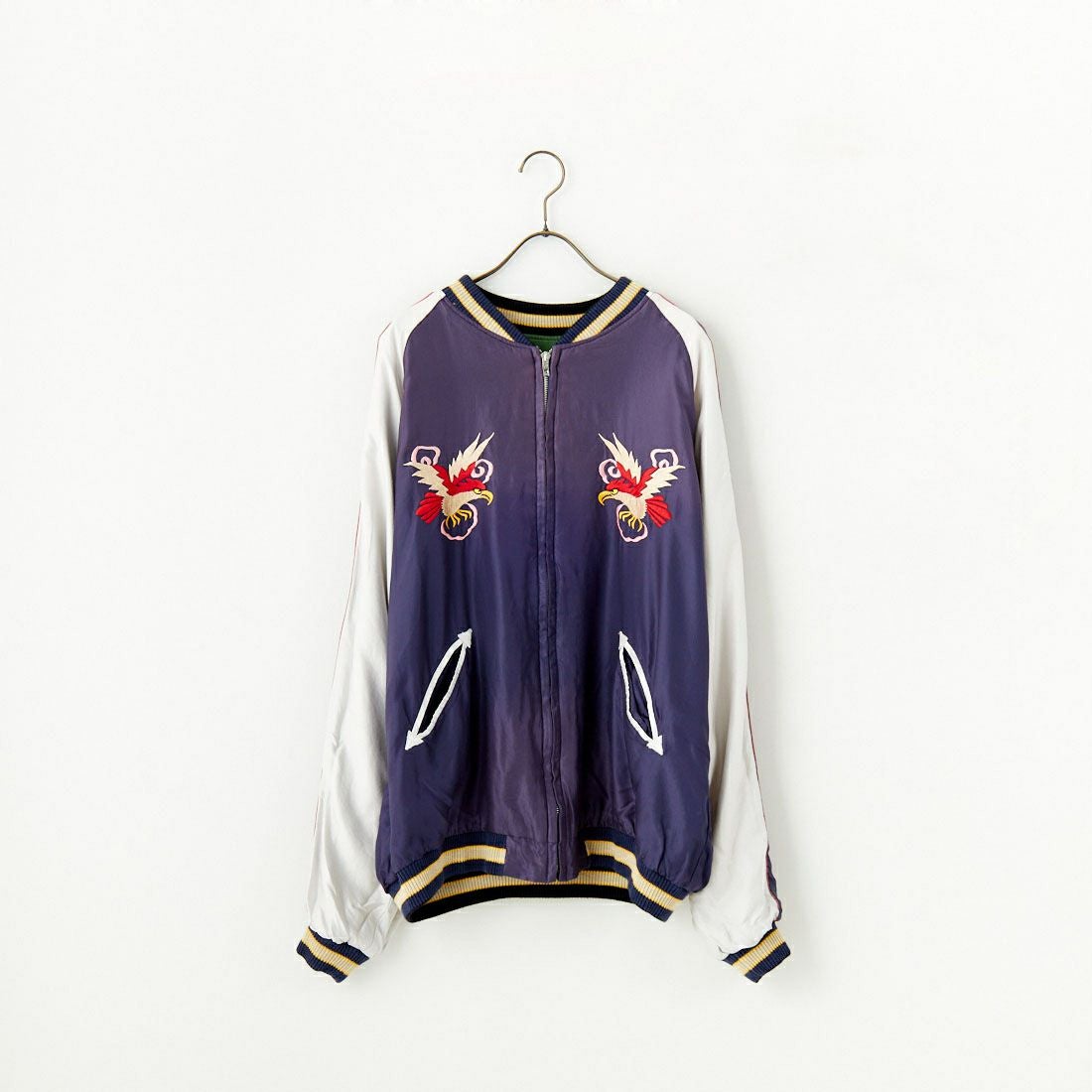 TAILOR TOYO [テーラートウヨウ] アセテート リバーシブルスーベニアジャケット [TT15545] 145 GRN