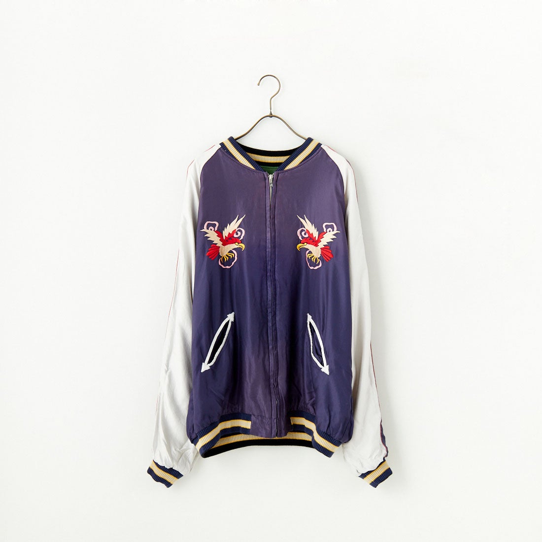 TAILOR TOYO [テーラートウヨウ] アセテート リバーシブルスーベニアジャケット [TT15545] 145 GRN