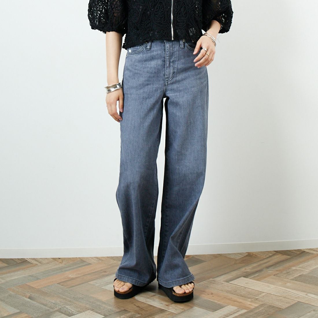 281 GRAY&&モデル身長：160cm 着用サイズ：S&&