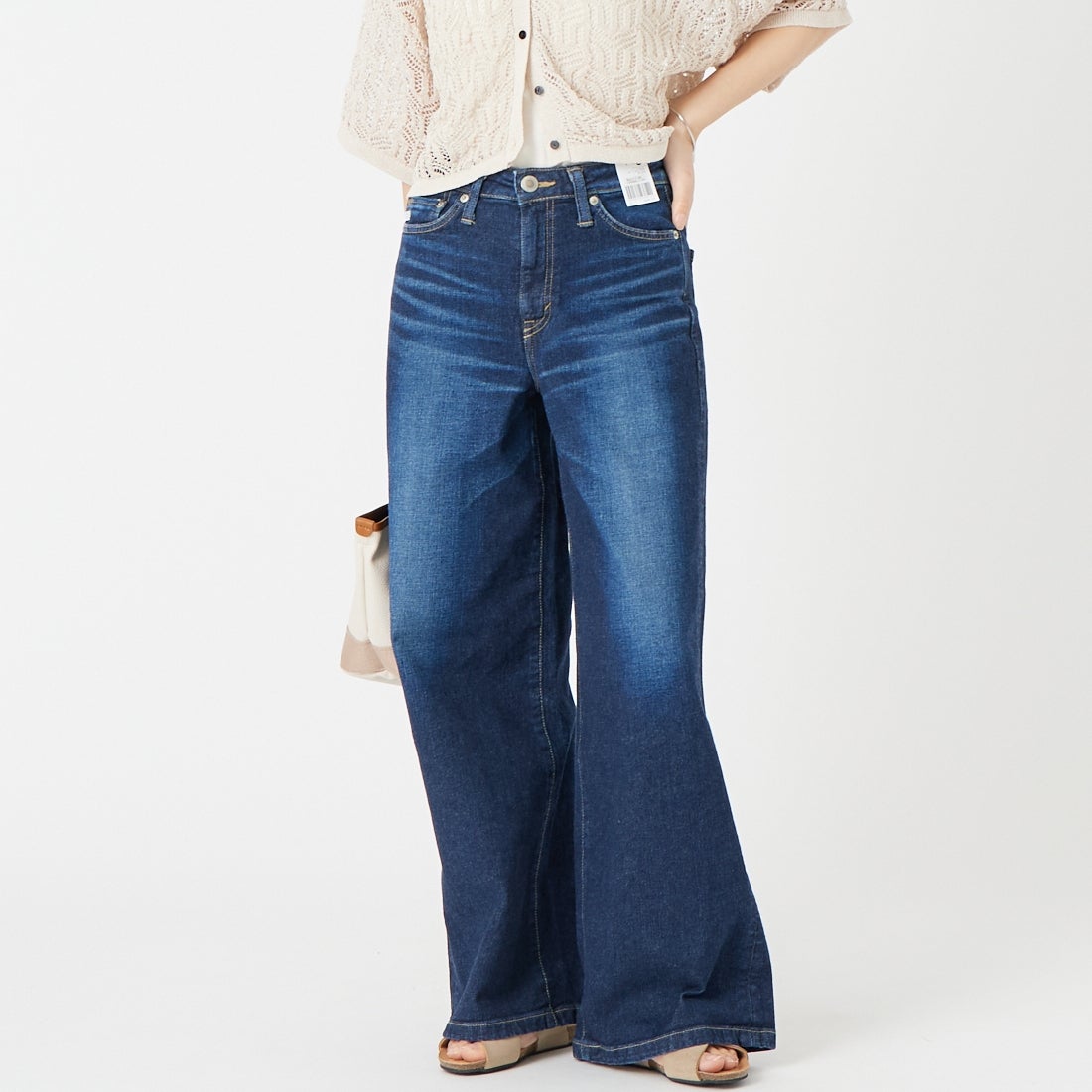 SOMETHING [サムシング] LISA ワイドデニムパンツ [SEA58]