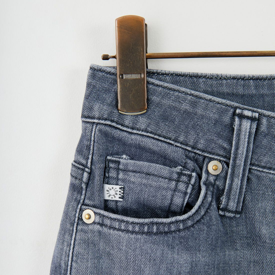 SOMETHING [サムシング] LISA ワイドデニムパンツ [SEA58] 281 GRAY