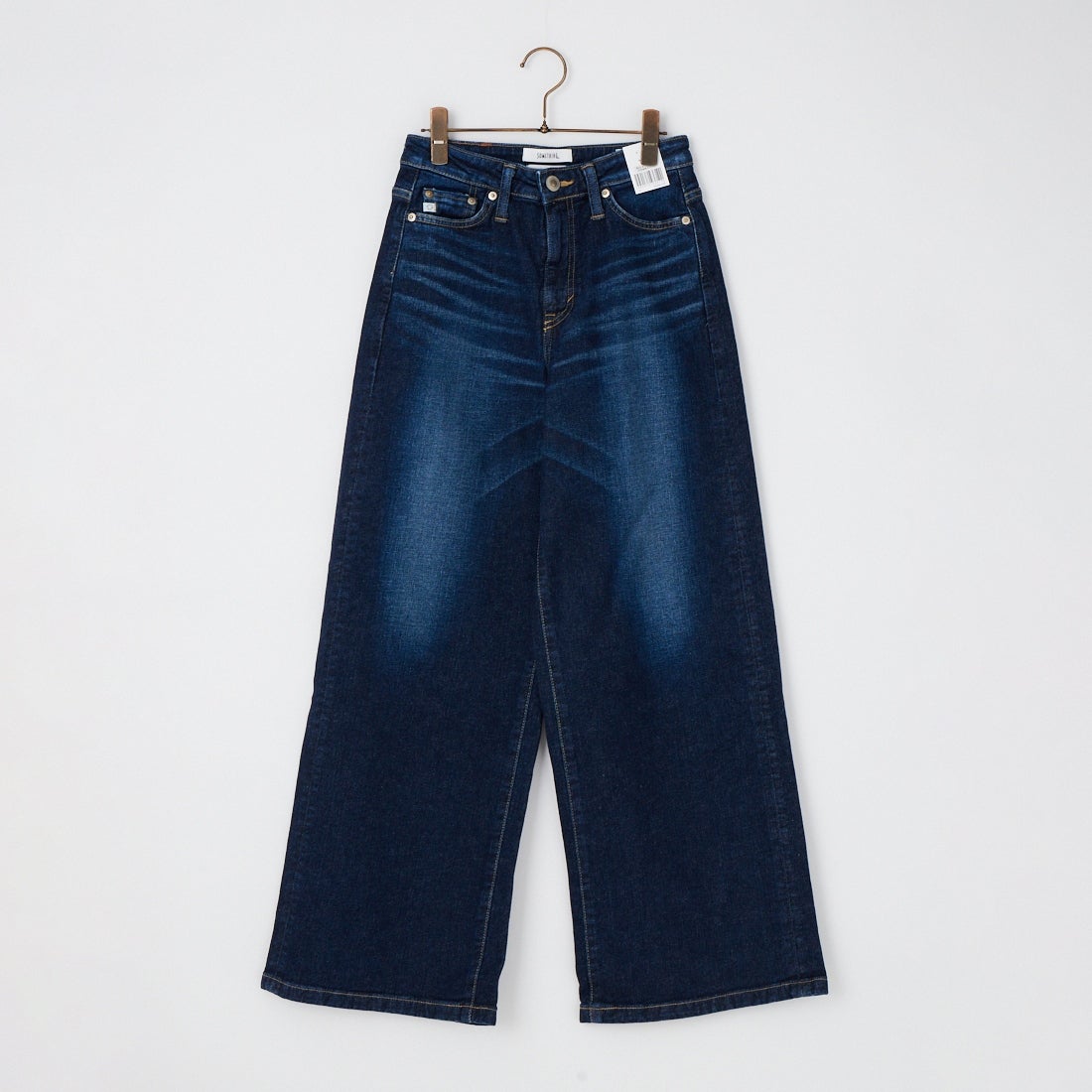 SOMETHING [サムシング] LISA ワイドデニムパンツ [SEA58] 126 D.USED