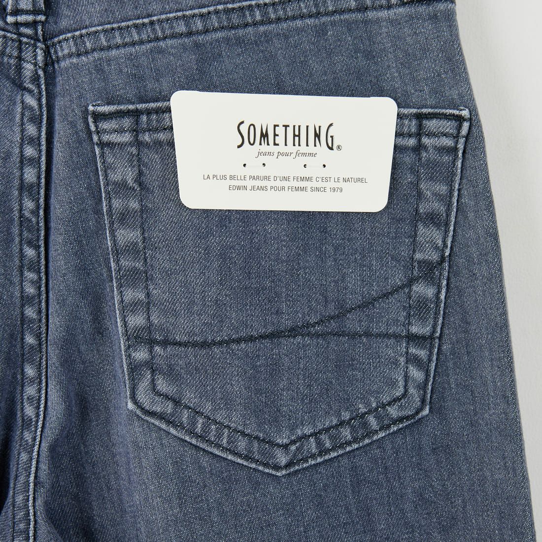 SOMETHING [サムシング] LISA ワイドデニムパンツ [SEA58] 281 GRAY