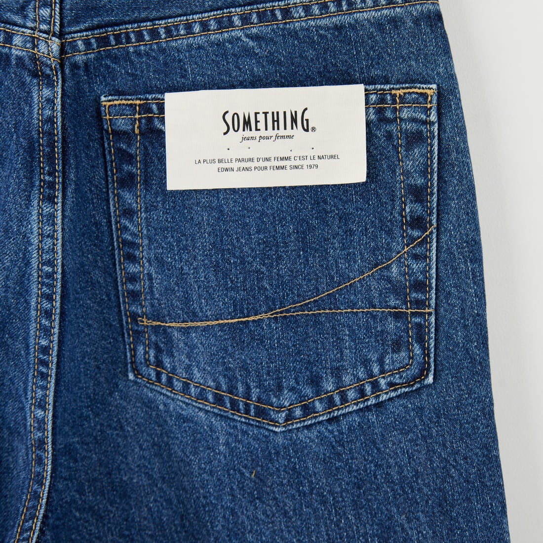 SOMETHING [サムシング] ELSA ヴィンテージストレートデニムパンツ [SEA13] 36 MID BLU