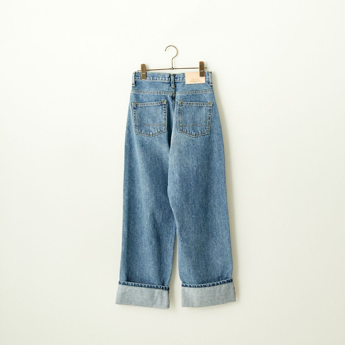 SOMETHING [サムシング] スーパーハイライズワイドストレートデニムパンツ [SA1000]66 L.USED