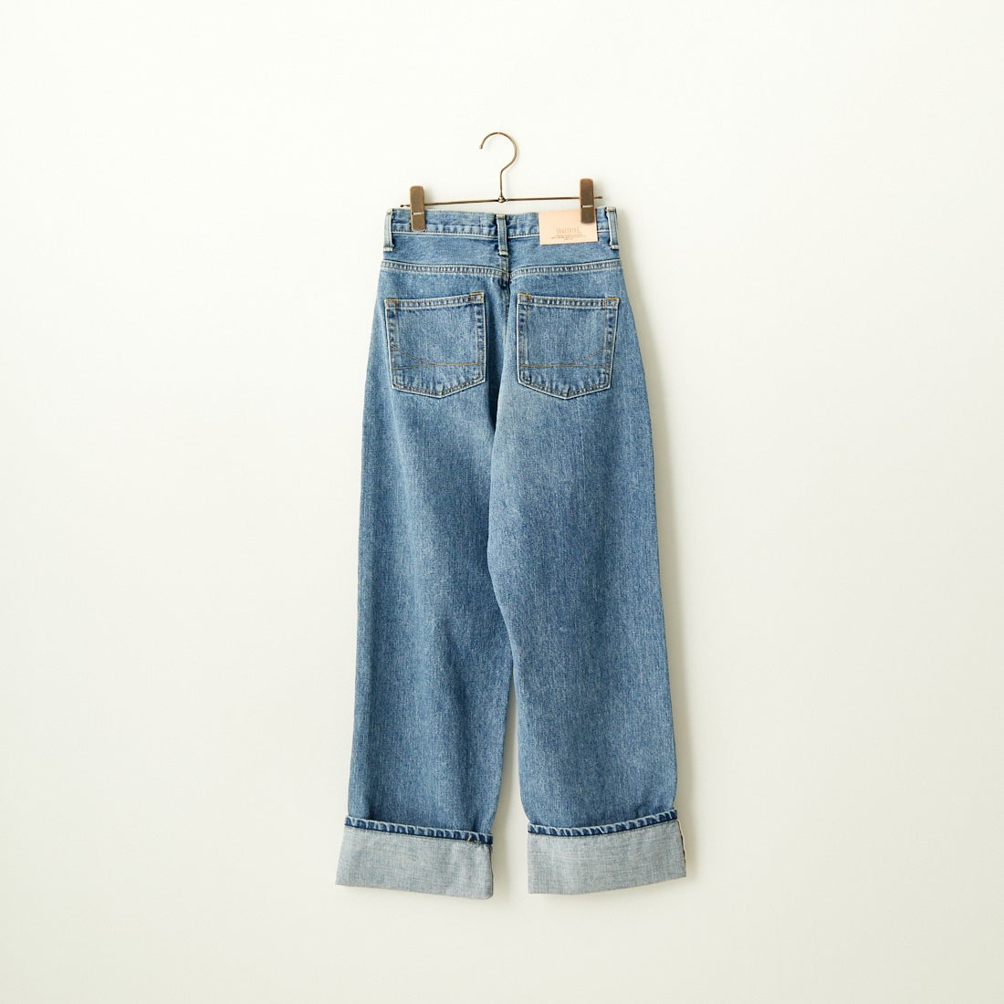 SOMETHING [サムシング] スーパーハイライズワイドストレートデニムパンツ [SA1000]66 L.USED