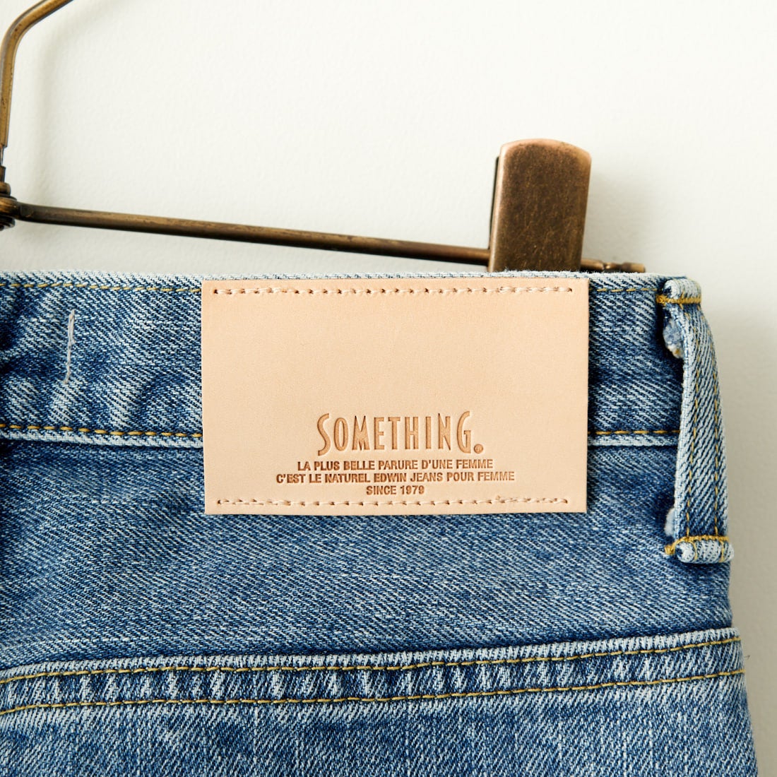 SOMETHING [サムシング] スーパーハイライズワイドストレートデニムパンツ [SA1000]66 L.USED