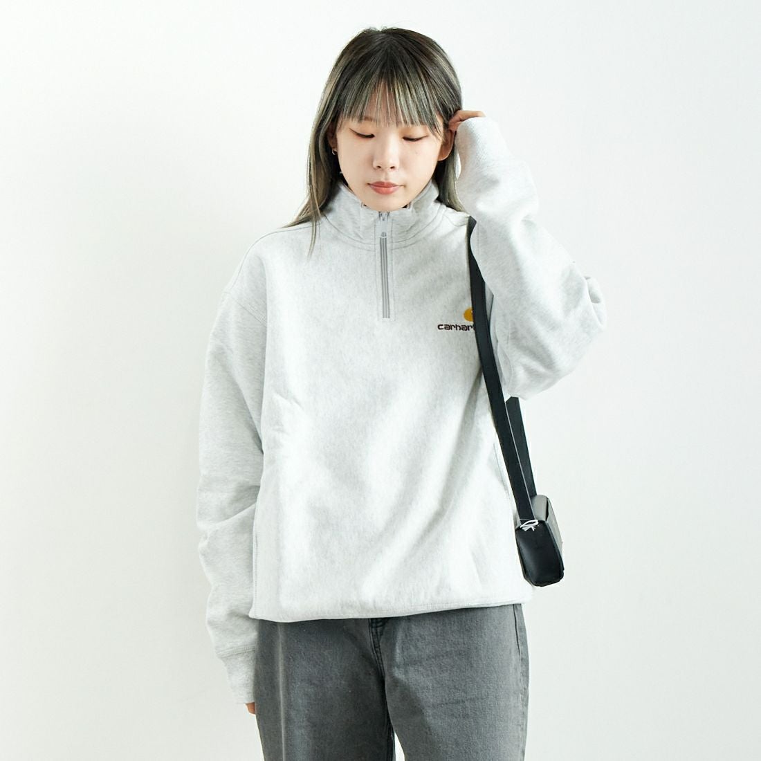 carhartt WIP [カーハートダブリューアイピー] ハーフジップアメリカン