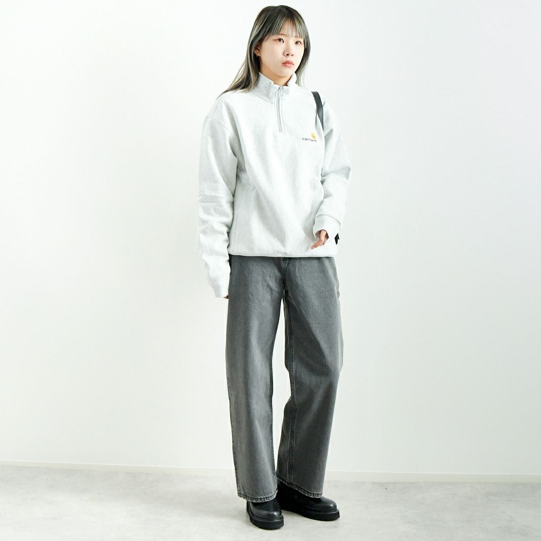 carhartt WIP [カーハートダブリューアイピー] ハーフジップアメリカン