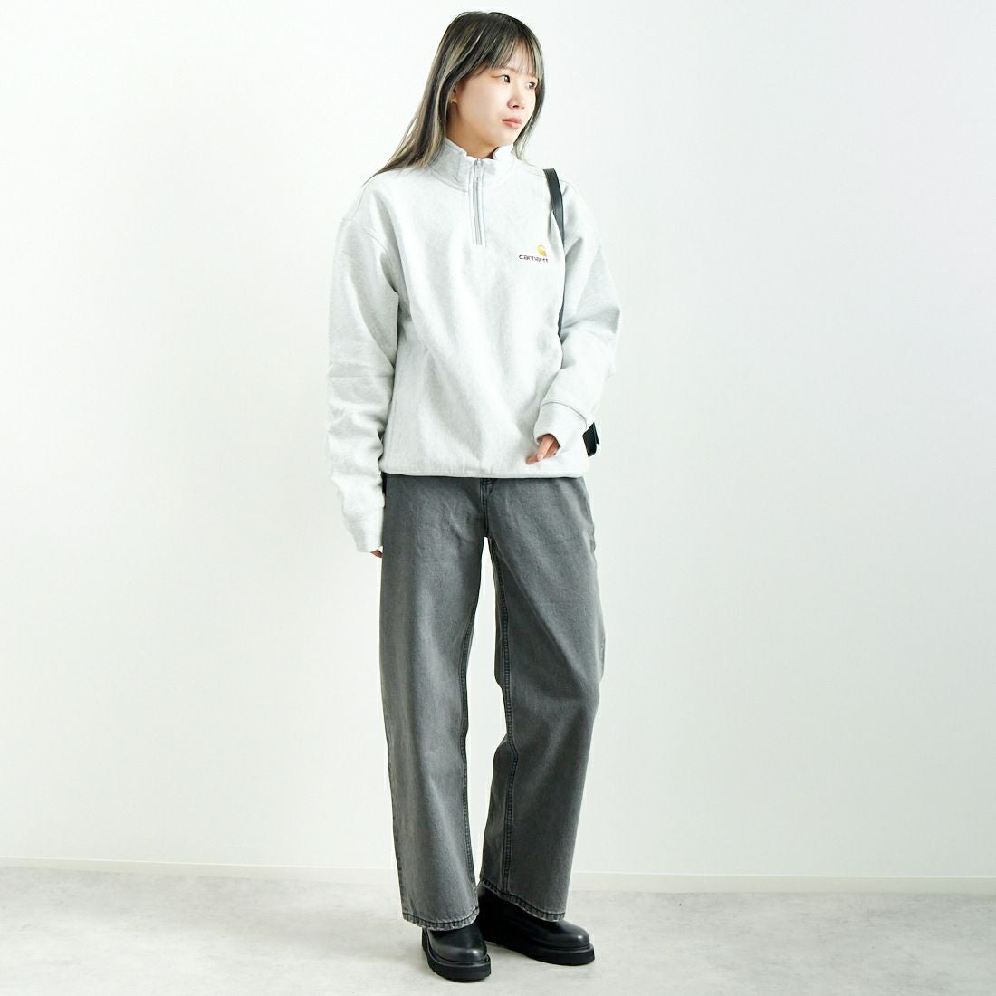 carhartt WIP [カーハートダブリューアイピー] ハーフジップアメリカン