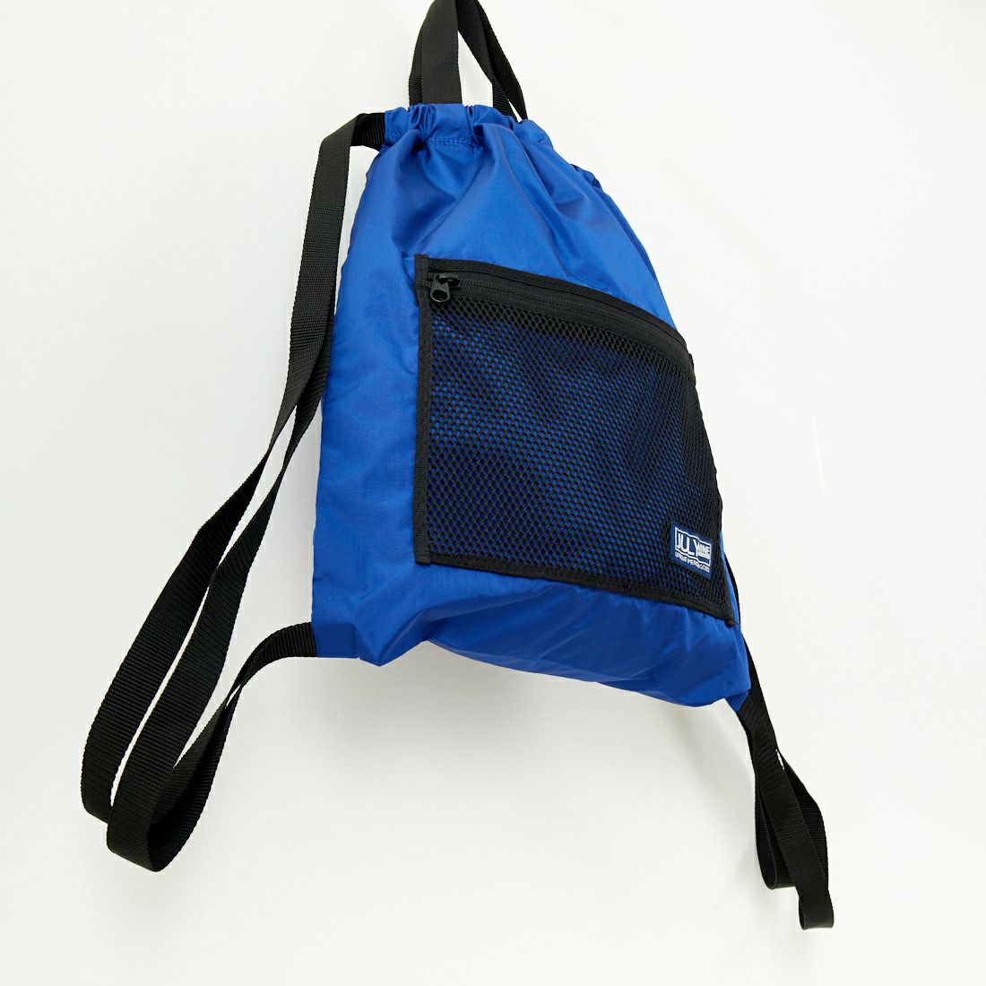JULY NINE [ジュライナイン] 別注 メッシュポケット ナイロンナップサック [JLN2001001-JF] BLUE