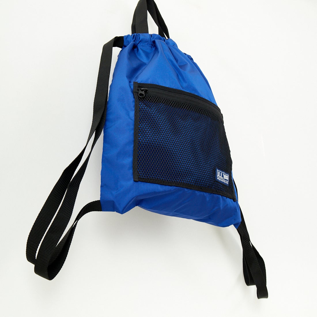JULY NINE [ジュライナイン] 別注 メッシュポケット ナイロンナップサック [JLN2001001-JF] BLUE