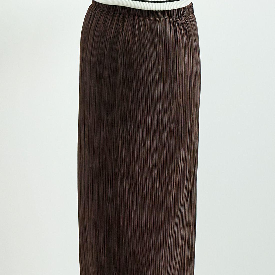 Jf Ready Made [ジェイエフレディメイド] プリーツタイトスカート [45286552] ﾌﾞﾗｳﾝ