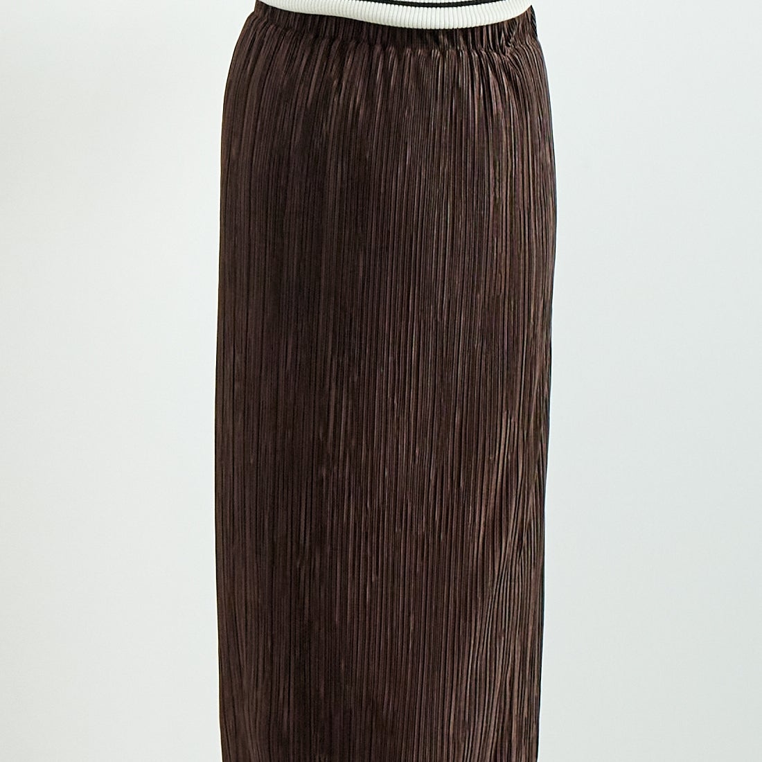 Jf Ready Made [ジェイエフレディメイド] プリーツタイトスカート [45286552] ﾌﾞﾗｳﾝ