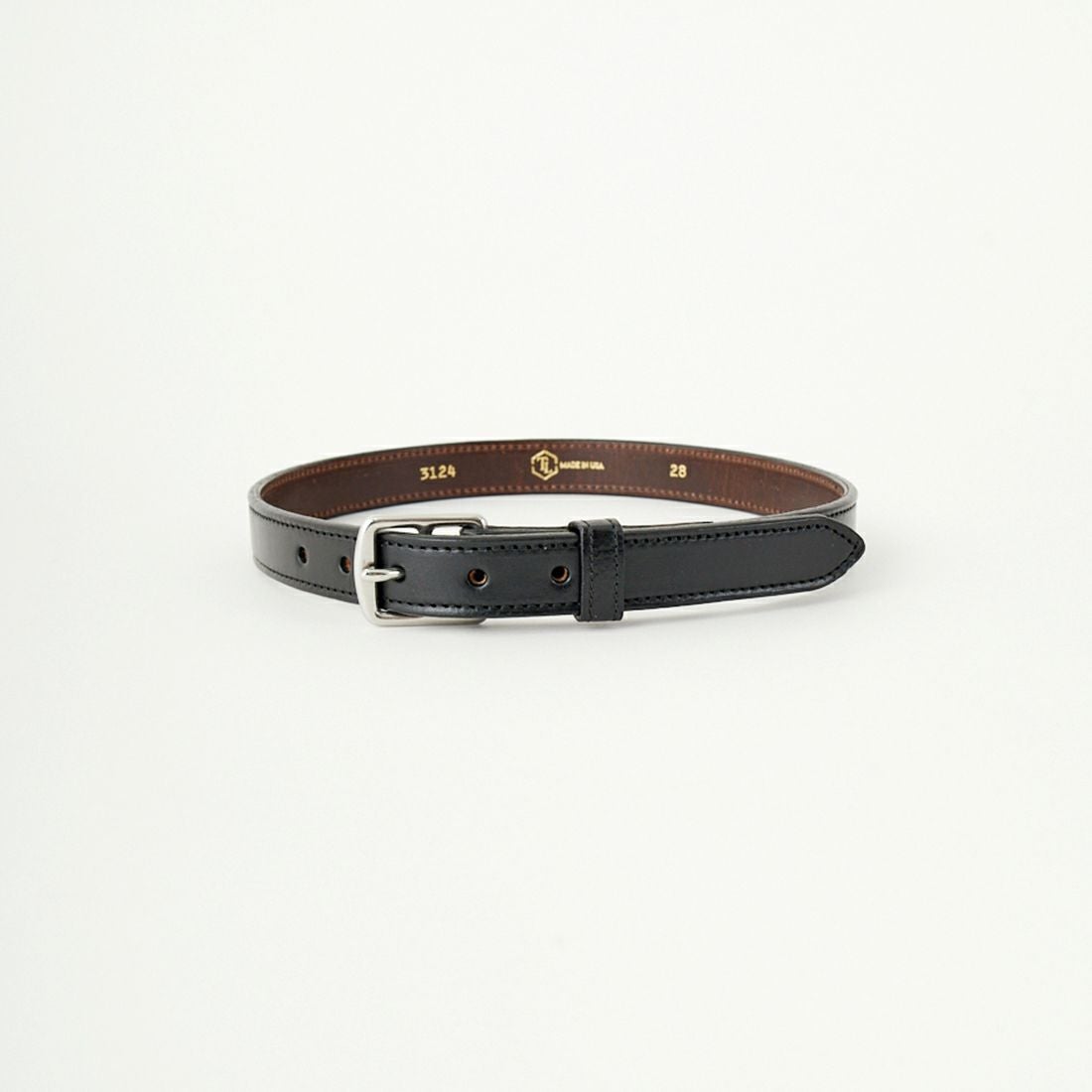 TORY LEATHER [トリーレザー] スティラップレザーベルト [TRL19008BK