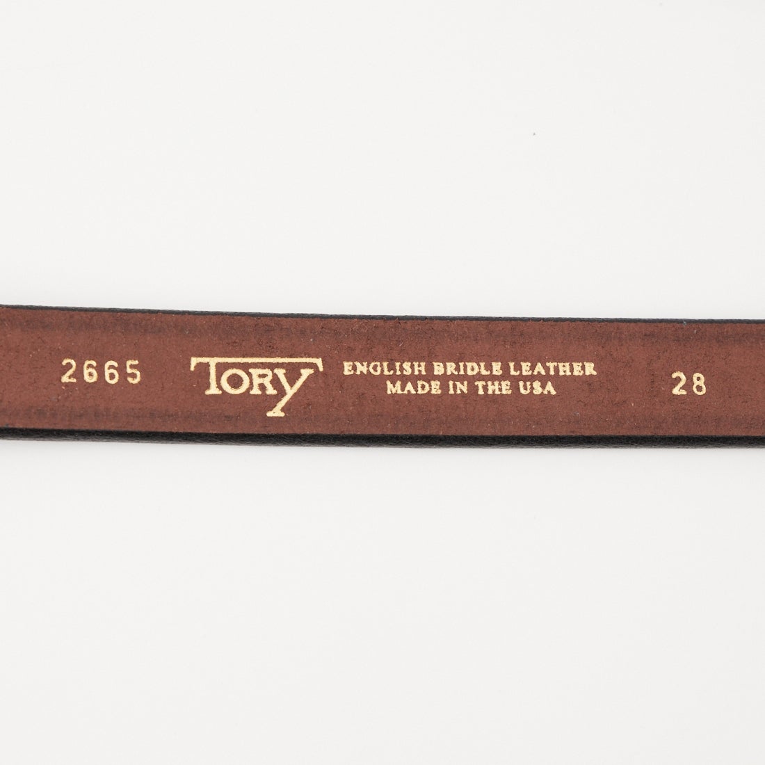 TORY LEATHER [トリーレザー] ミニフープピックレザーベルト [TRL1002665] HAVANA