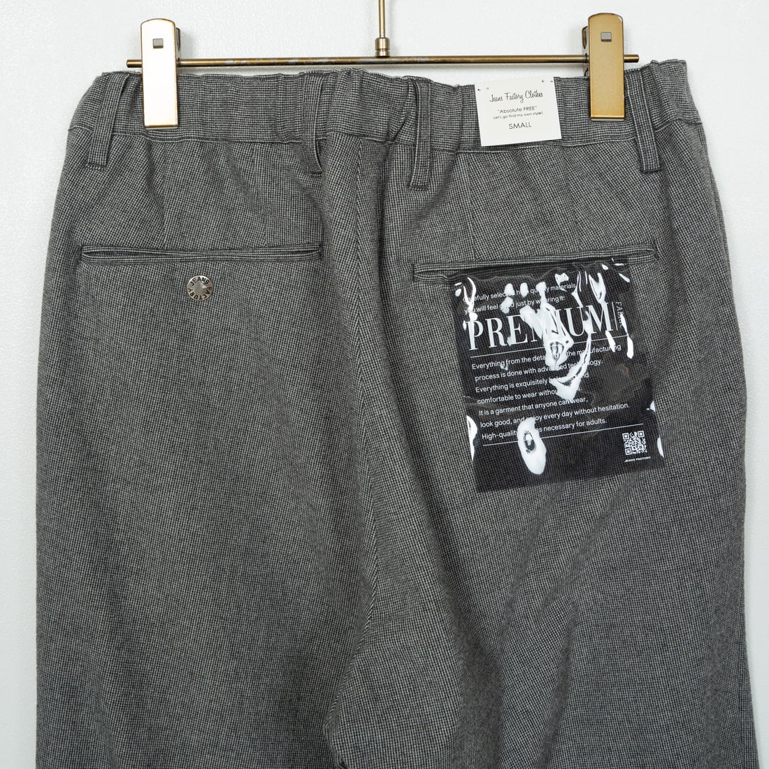 Jeans Factory Clothes [ジーンズファクトリークローズ] PREMIUM WARM タックイージートラウザー [JFC-244-083] GREY