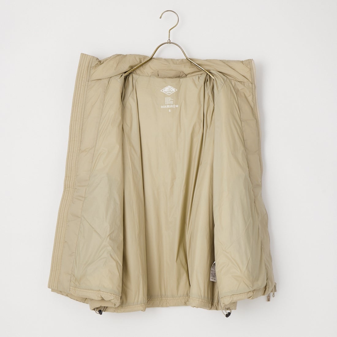 DANTON [ダントン] ダウンフードジャケット [DT-A0567NRP] LT.BEIGE
