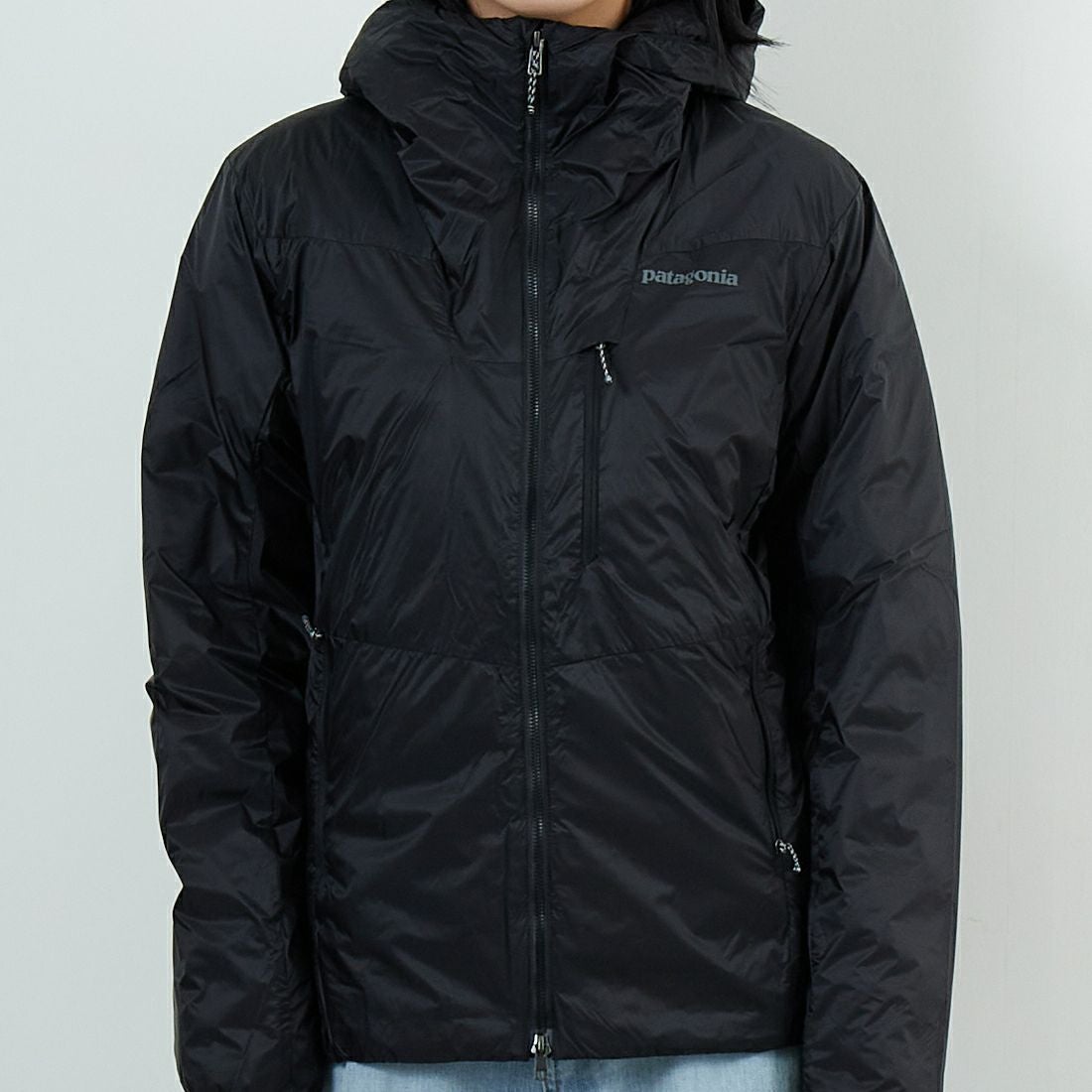 patagonia [パタゴニア] メンズ DASライトフーディ [85301] BLK &&モデル身長：167cm 着用サイズ：XS&&