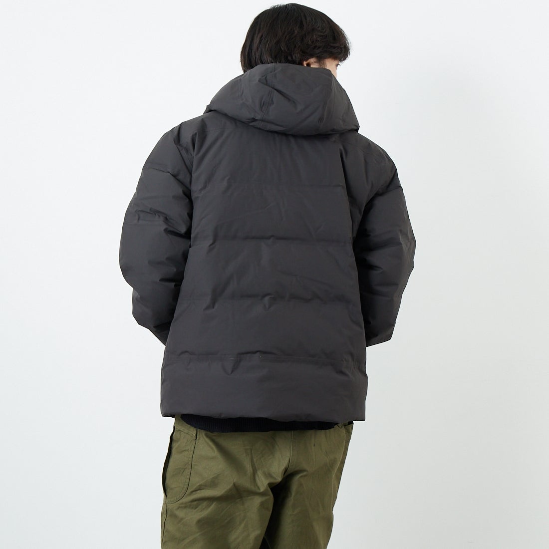 patagonia [パタゴニア] メンズ ジャクソン グレイシャージャケット [27921] BLK &&モデル身長：179cm 着用サイズ：L&&