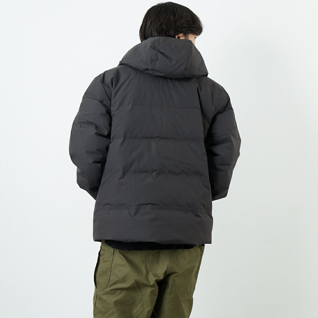 patagonia [パタゴニア] メンズ ジャクソン グレイシャージャケット [27921] BLK &&モデル身長：179cm 着用サイズ：L&&