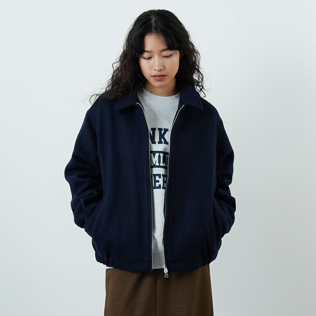 FIDELITY [フィデリティ] ダブルビーバーメルトン スイングトップ [C