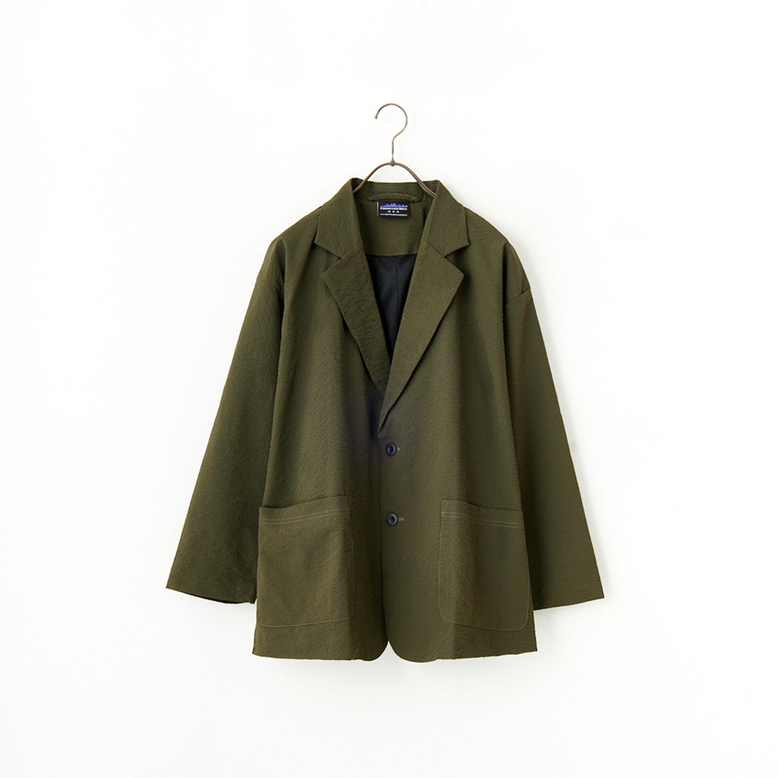 THOUSAND MILE [サウザンド マイル] 別注 シアサッカージャケット&パンツ セットアップ [TM251SS50471-JF] 67 OLIVE
