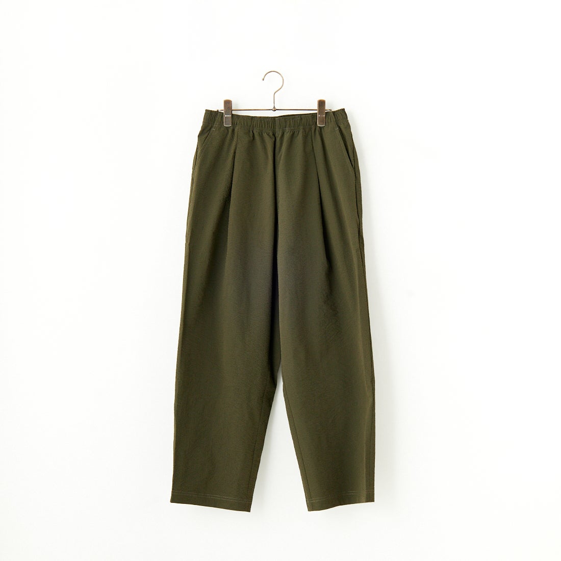 THOUSAND MILE [サウザンド マイル] 別注 シアサッカージャケット&パンツ セットアップ [TM251SS50471-JF] 67 OLIVE