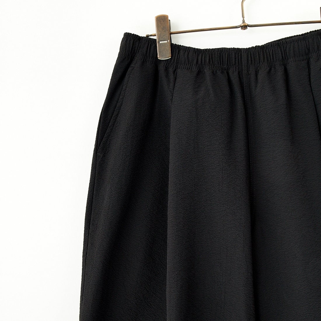 THOUSAND MILE [サウザンド マイル] 別注 シアサッカージャケット&パンツ セットアップ [TM251SS50471-JF] 09 BLACK