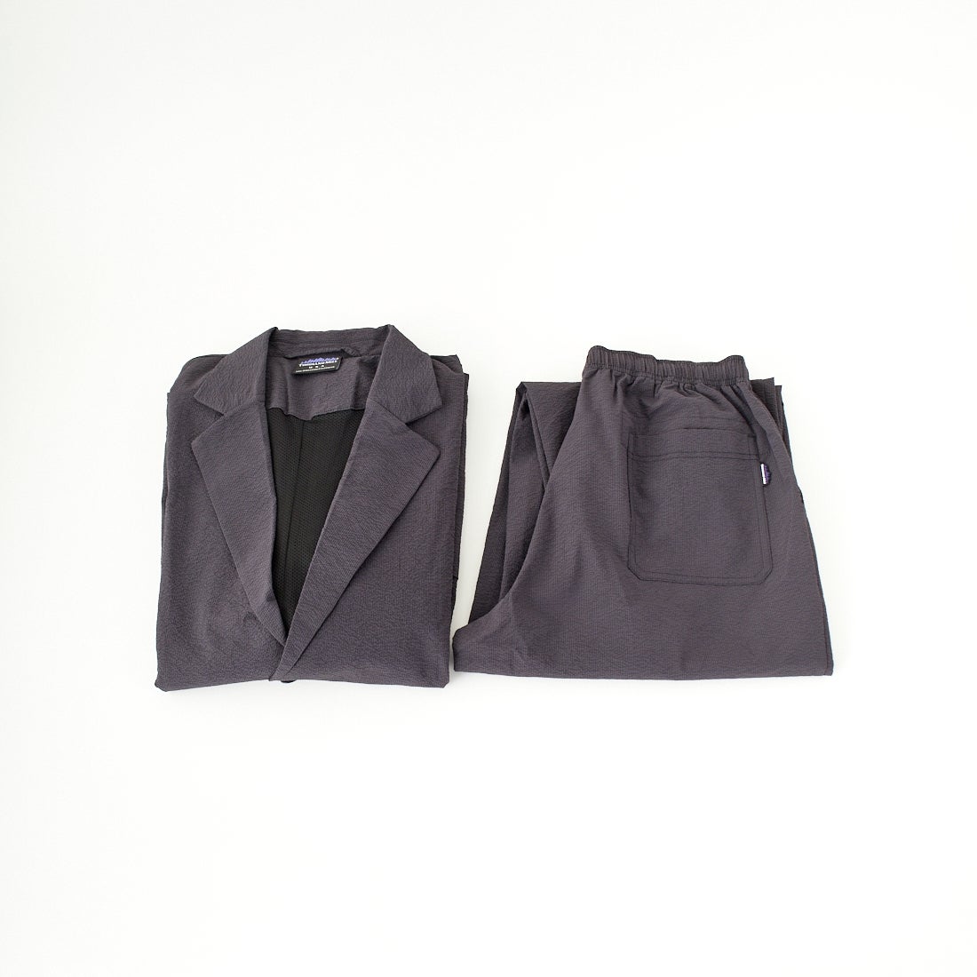 THOUSAND MILE [サウザンド マイル] 別注 シアサッカージャケット&パンツ セットアップ [TM251SS50471-JF] 19 CHARCOA