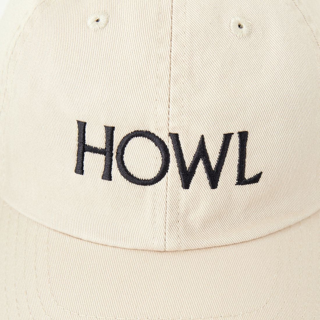 City Lights Bookstore [シティライツ ブックストア] ロゴ刺繍キャップ [CL-CAP01] HOWL/KHAKI