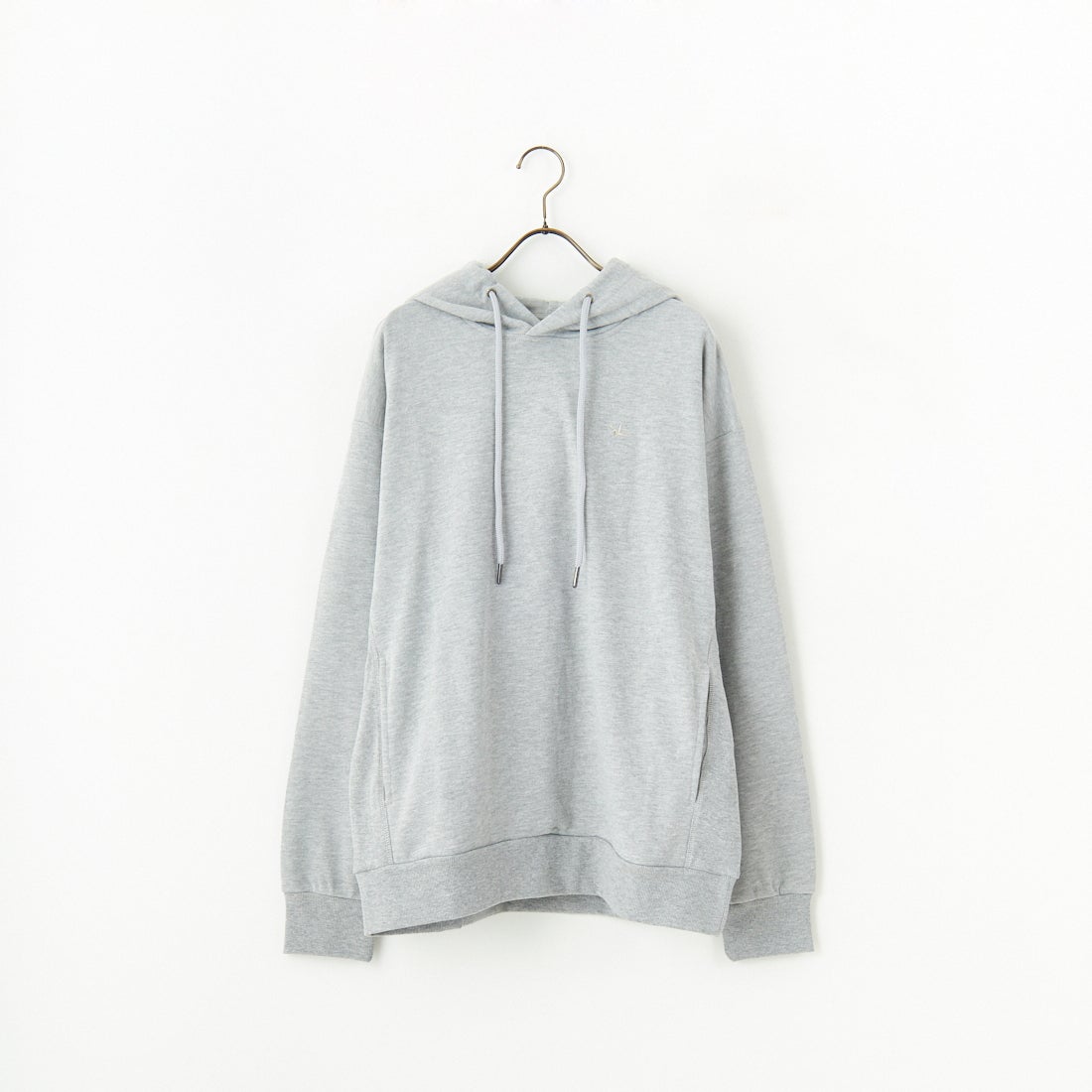 1PIU1UGUALE3 RELAX [ウノ ピゥ ウノ ウグァーレ トレ] 別注 バックロゴ刺繍 スウェットパーカー [USO-24121IN-JF] GRAY
