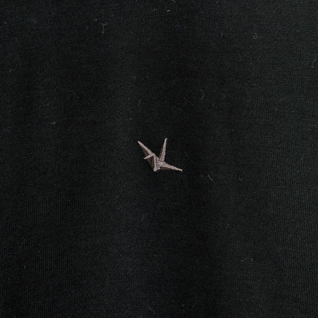 1PIU1UGUALE3 RELAX [ウノ ピゥ ウノ ウグァーレ トレ] 別注 バックロゴ刺繍 スウェットパーカー [USO-24121IN-JF] BLACK