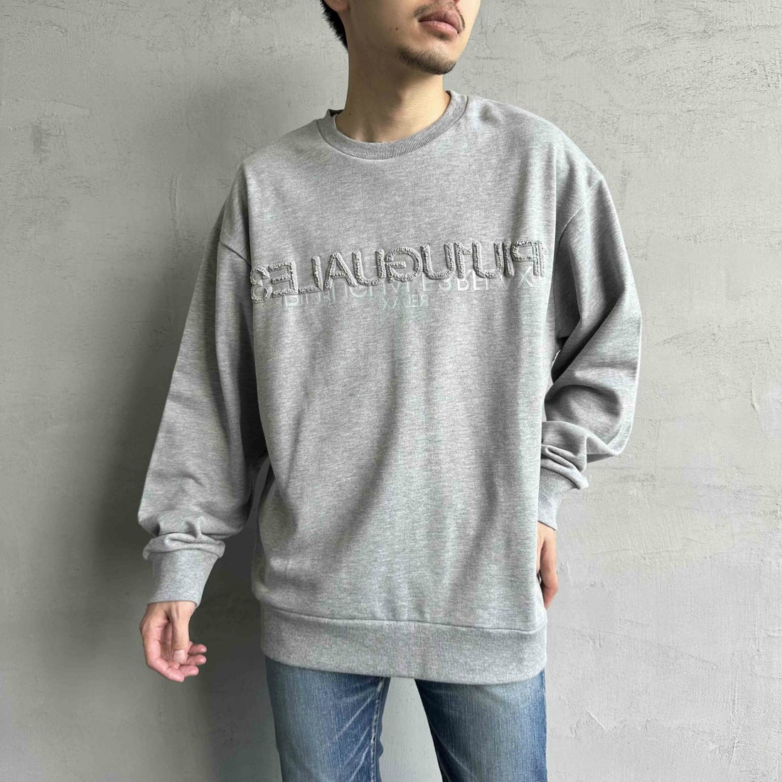 GRAY&&モデル身長：168cm 着用サイズ：L&&