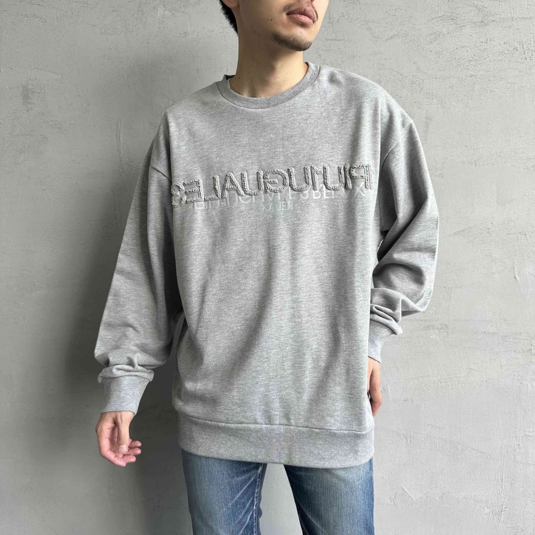 GRAY&&モデル身長：168cm 着用サイズ：L&&