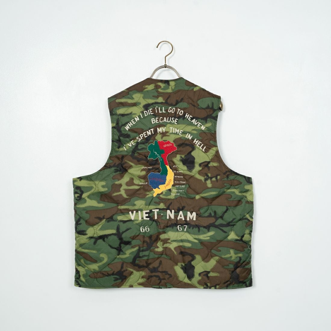 TAILOR TOYO [テーラートウヨウ] ベトナムライナーベスト [TT15549] 198 CAMO