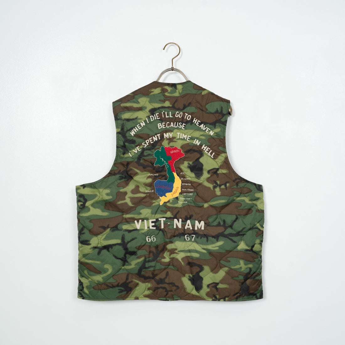 TAILOR TOYO [テーラートウヨウ] ベトナムライナーベスト [TT15549] 198 CAMO