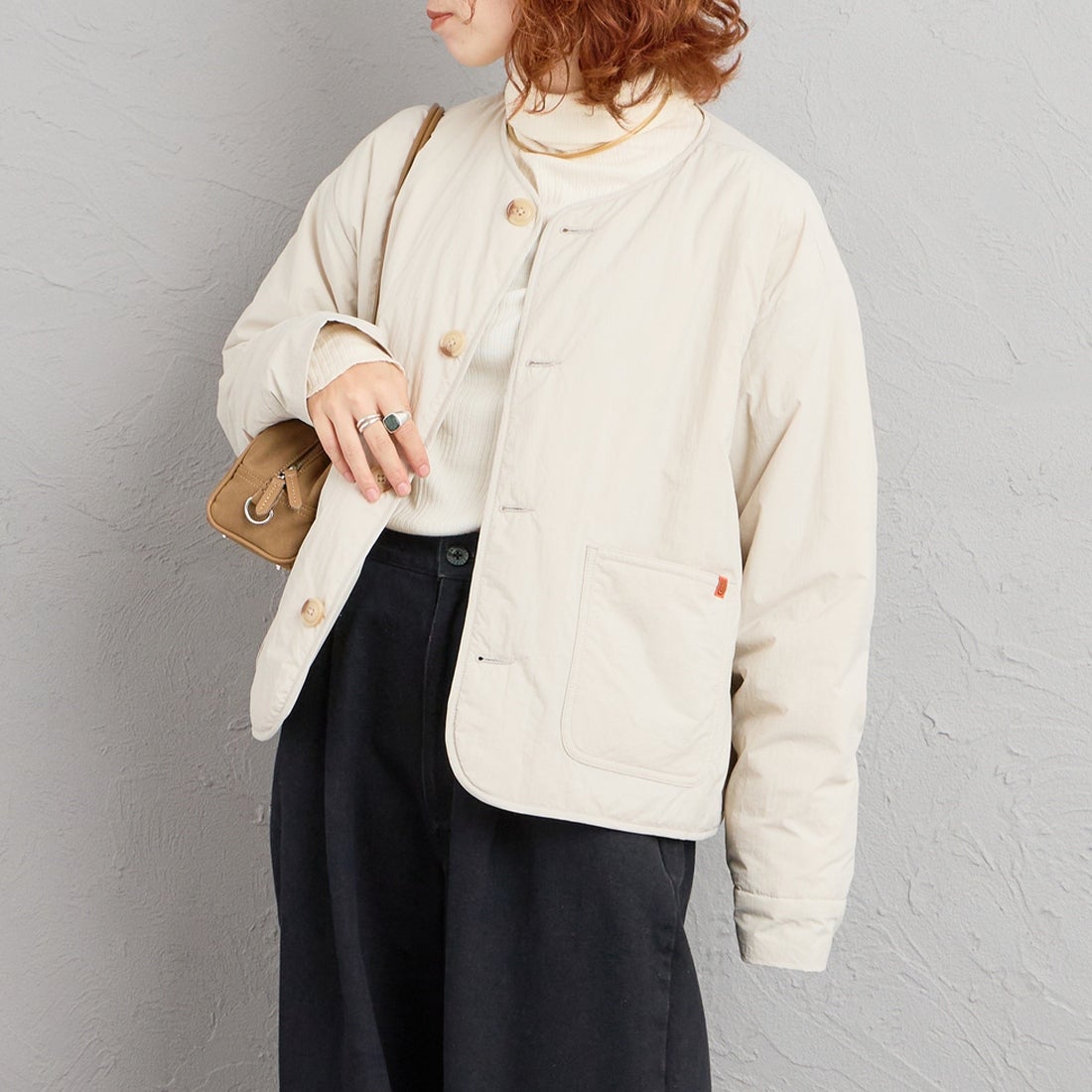 L.GRAY&&モデル身長：158cm 着用サイズ：F&&