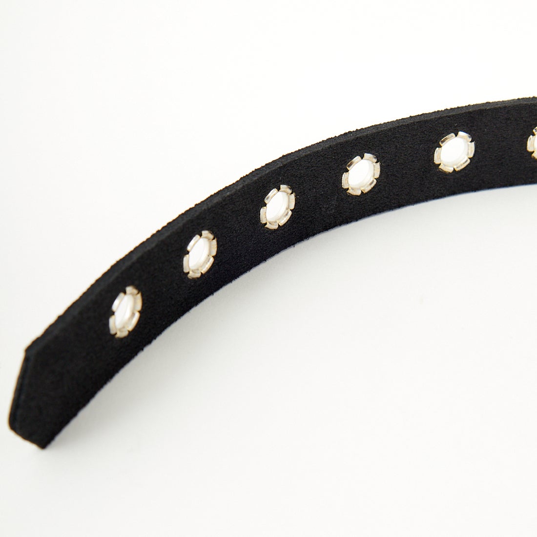 FUNK PLUS [ファンクプラス] レザーアイレットベルト [LEATHER-EYELET125] BLACK