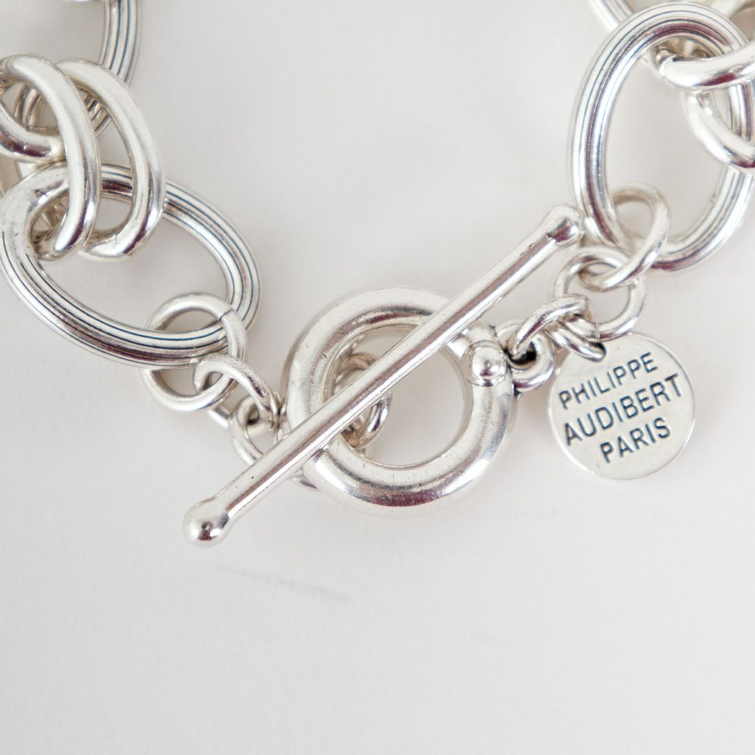 PHILIPPE AUDIBERT [フィリップ オーディベール] BYRON LAITON チェーンブレスレット [BR3710] SILVER