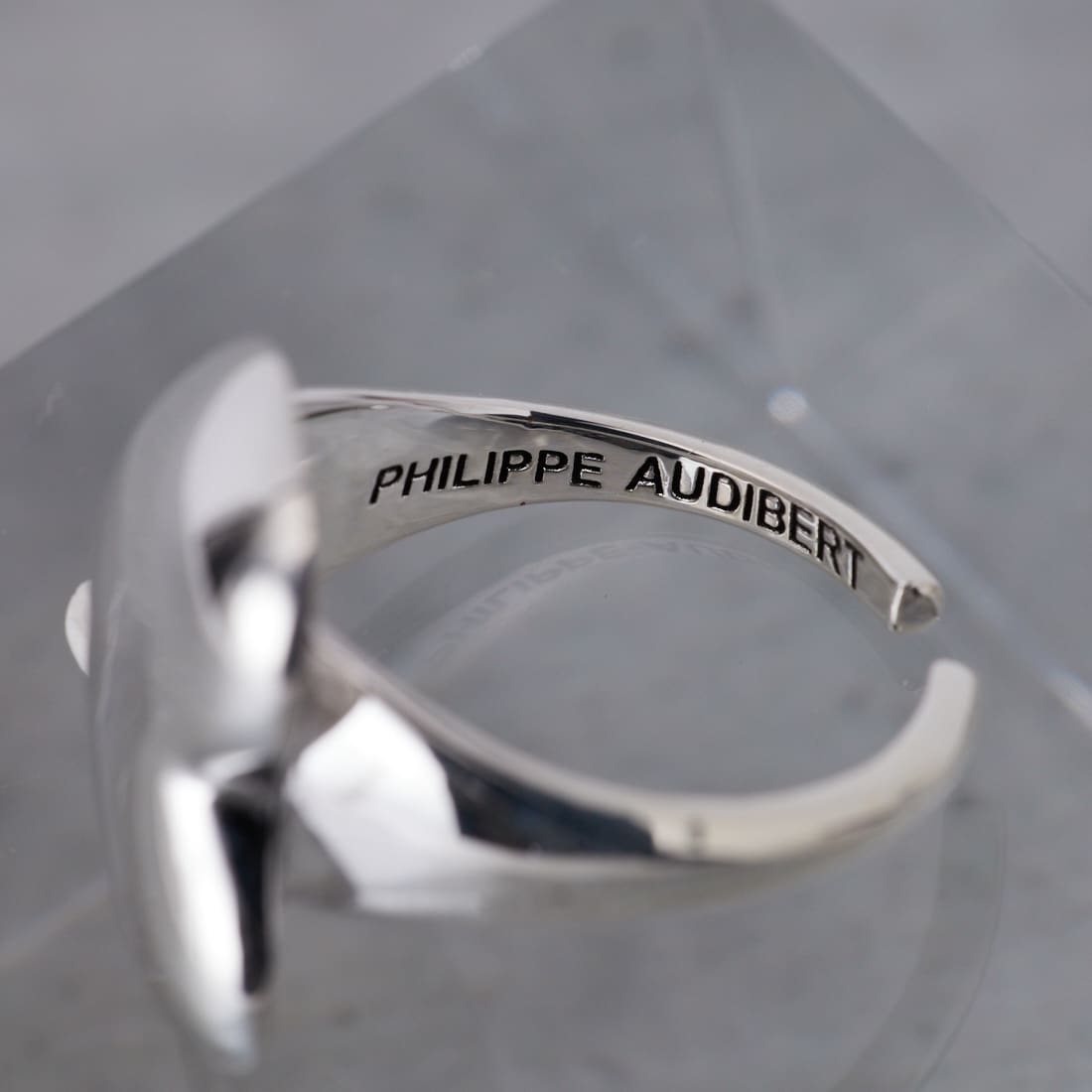PHILIPPE AUDIBERT [フィリップ オーディベール] WANDA SIMPLE COEUR LATION ハートモチーフ シルバーリング [BG5412] SILVER