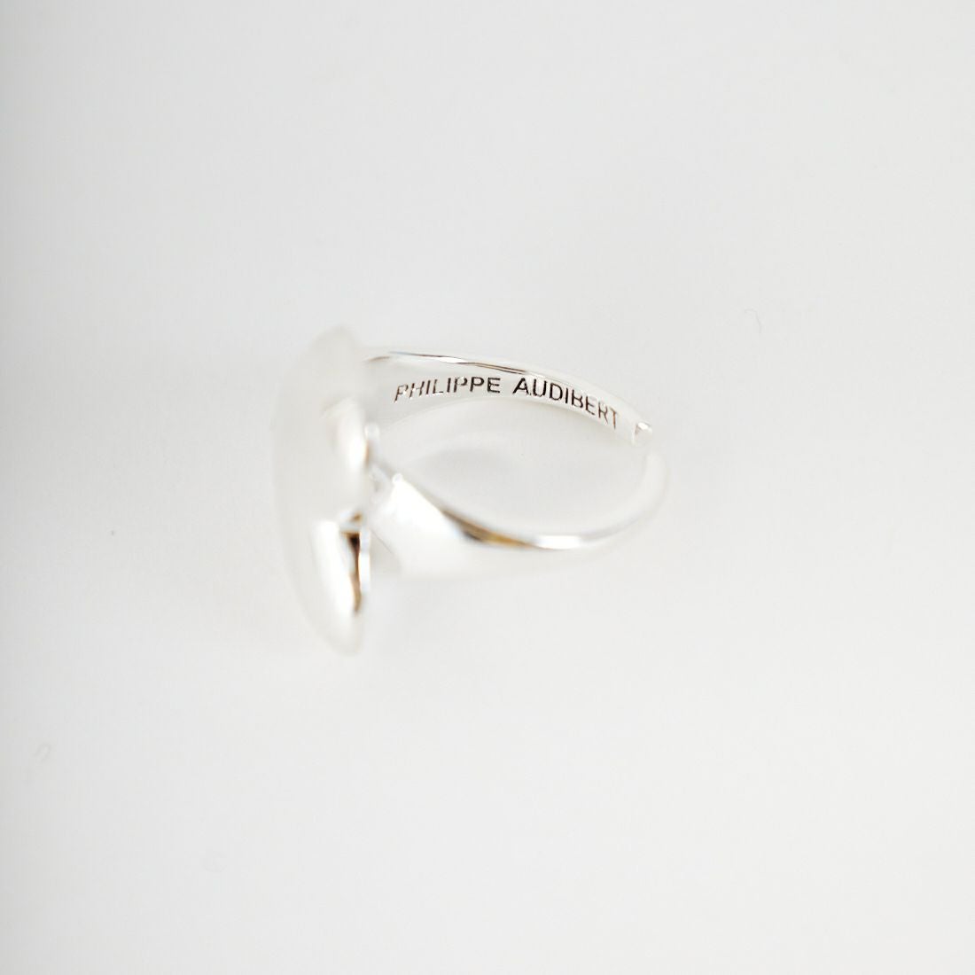 PHILIPPE AUDIBERT [フィリップ オーディベール] WANDA SIMPLE COEUR LATION ハートモチーフ シルバーリング [BG5412] SILVER