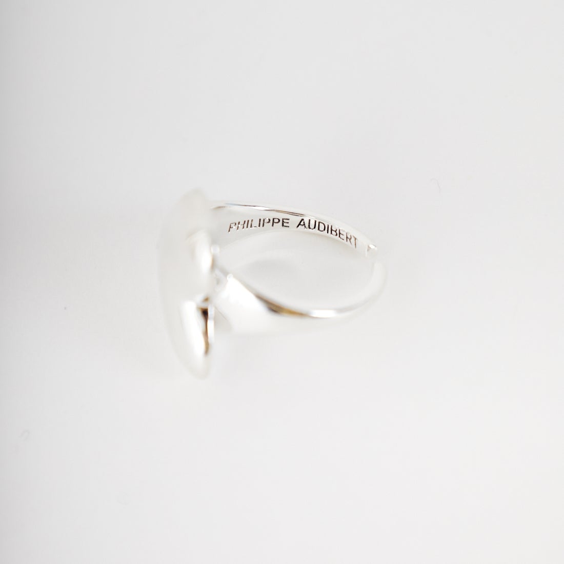 PHILIPPE AUDIBERT [フィリップ オーディベール] WANDA SIMPLE COEUR LATION ハートモチーフ シルバーリング [BG5412] SILVER
