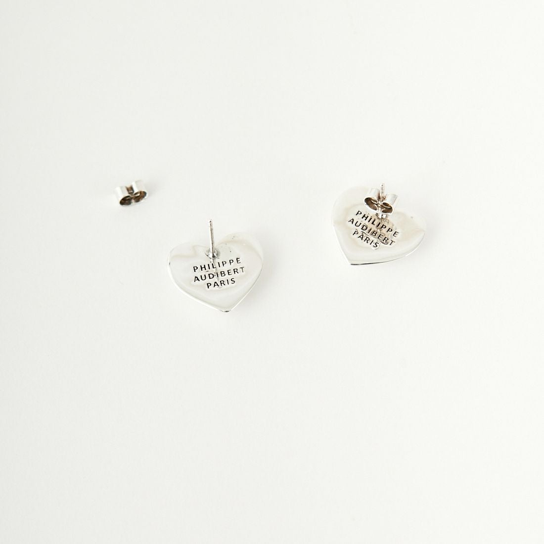 PHILIPPE AUDIBERT [フィリップ オーディベール] WANDA LATION ハートモチーフシルバーピアス [BO5302] SILVER