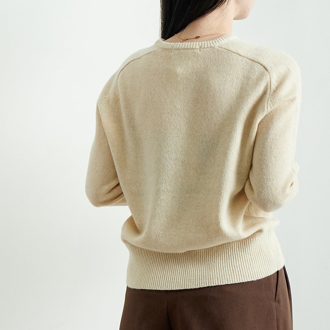 Jeans Factory Clothes [ジーンズファクトリークローズ] スタンダードVネックニット [24FW-IN-001] IVORY